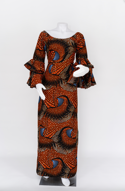 African print dress 